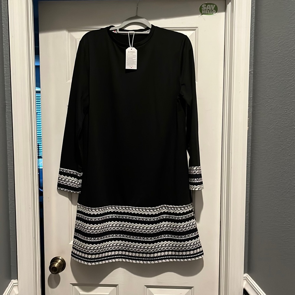 Black cocktail dress for holidays